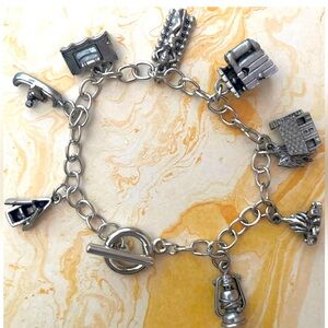 Vintage Charms: Camping Charm Bracelet 🏕️